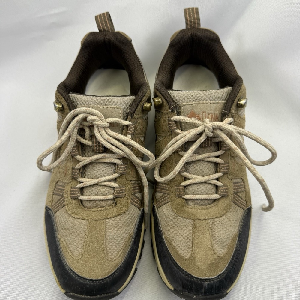 Denali Birch Brown Suede Tan Trim Walking Hiking Shoes B233283Y Size 8‎